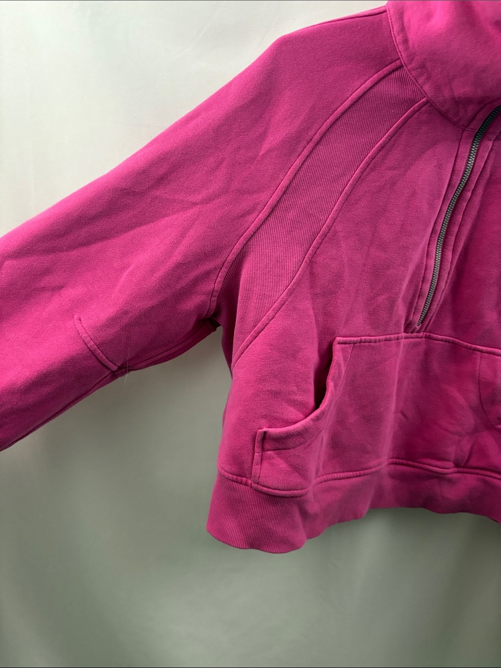 Lululemon Scuba Oversized Funnel-Neck Half Zip Pullover Pink XS/S Women’s - Picture 3 of 8